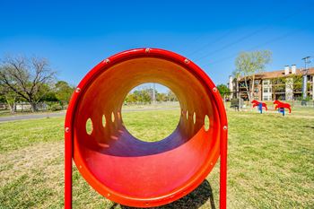 Tunnel like structure in park